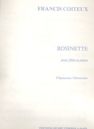 Rosinette pour flte et piano