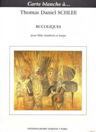 SCHLEE Thomas Daniel Bucoliques flte, hautbois et harpe Partition