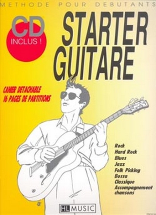 ROBERT Yannick / BRUNEAU Dominique Starter guitare guitare Partition + CD