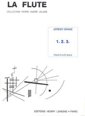 DRAKE Jeremy 1, 2, 3 flte seule Partition