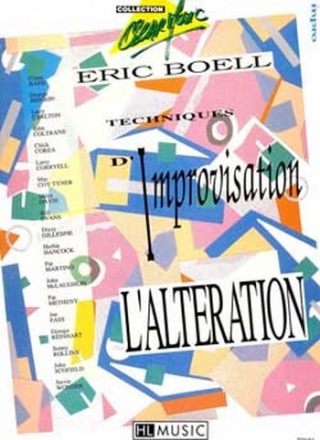 BOELL Eric Techniques d'improvisation - altration varit Partition