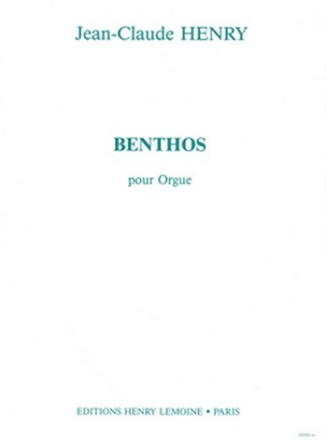 Benthos pour orgue