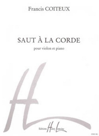 COITEUX Francis Saut  la Corde violon et piano Partition