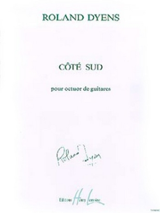 Ct Sud pour octuor de guitares partition et parties