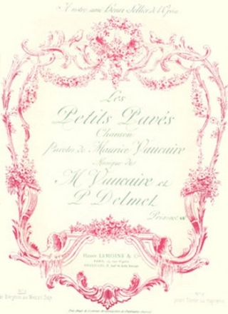 DELMET P. Petits pavs chant seul Partition