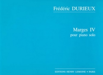 DURIEUX Frdric Marges IV piano Partition