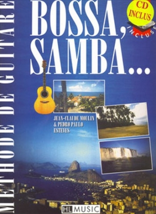 MOULIN Jean-Claude Bossa, samba... guitare Partition + CD