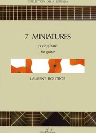 BOUTROS Laurent Miniatures (7) guitare Partition