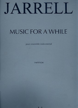 Music for a While pour orchestre de chambre partition