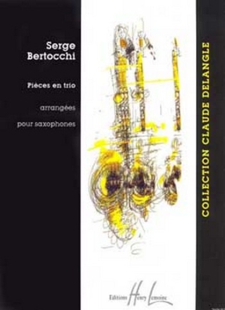 Pices en trio pour 3 saxophones partition et parties