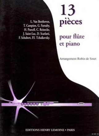 SMET Robin de Pices (13) flte et piano Partition