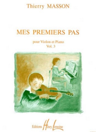 Mes premiers pas vol.3 pour violon et piano