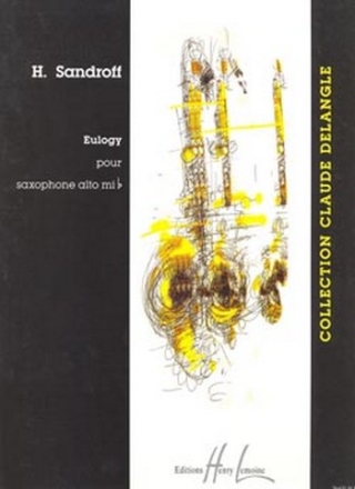 SANDROFF Howard Eulogy saxophone alto solo Partition