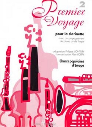 VOIRPY Alain / MONTURY Philippe Premier voyage Vol.2 clarinette et piano Partition