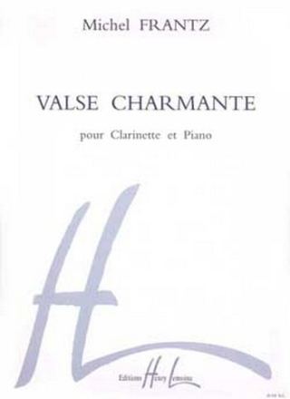 FRANTZ Michel Valse charmante clarinette et piano Partition