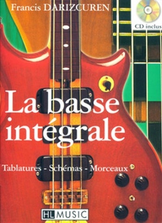 DARIZCUREN Francis La basse intgrale  4 cordes guitare basse Partition + CD