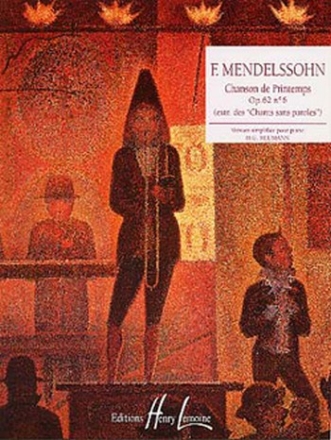 MENDELSSOHN Flix Chanson de printemps Op.62 n6 piano Partition