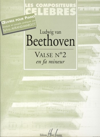 BEETHOVEN Ludwig van Valse n2 en fa min. piano Partition