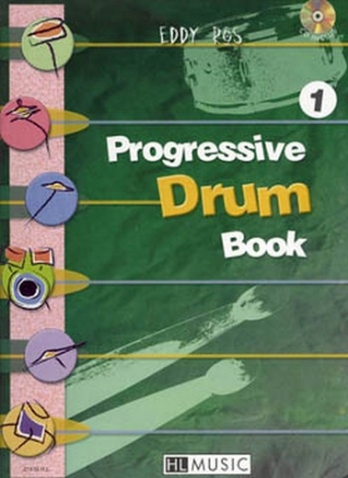 Progressive Drum Book vol.1 (+CD) pour batterie