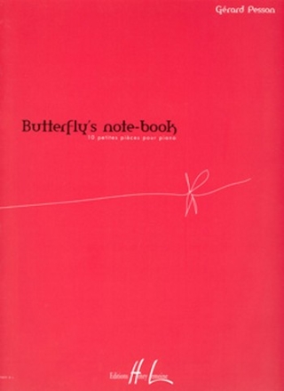 Butterfly's note-book pour piano