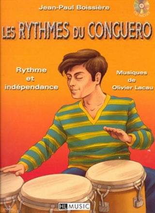 BOISSIERE Jean-Paul Les rythmes du Conguero percussion Partition + CD