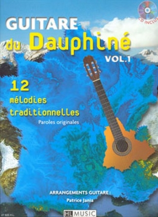 Guitare du Dauphin Vol.1 (+CD) pour guitare avec paroles, tablature, notes, accords