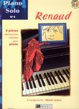 RENAUD Piano solo n4 Renaud piano Partition + CD