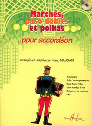 MAUGAIN Manu Marches, paso-dobles et polkas accordon Partition + CD