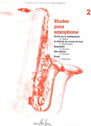 tudes vol.2 pour saxophone