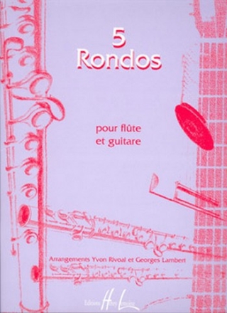 5 Rondos pour flute et guitare partition