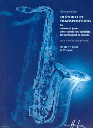 BOIS Christophe Etudes et transpositions (28) saxophone Partition