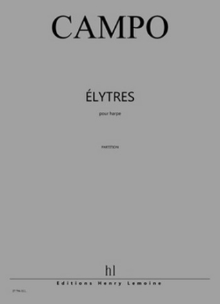 CAMPO Rgis Elytres harpe Partition