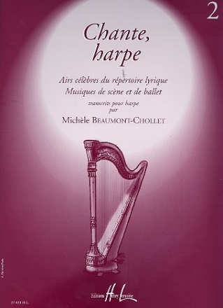 Chante harpe vol.2 pour harpe