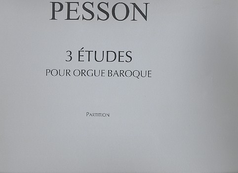 3 tudes pour orgue