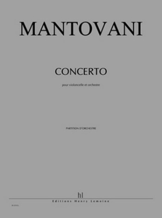 MANTOVANI Bruno Concerto pour violoncelle violoncelle et orchestre Partition