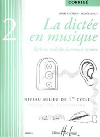 La dicte en musique vol.2 - corrig