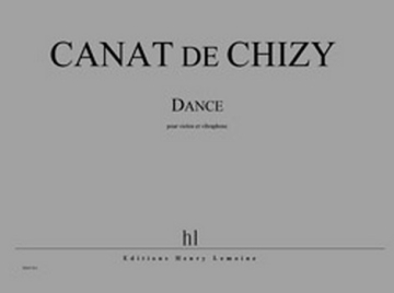 CANAT de CHIZY Edith Dance violon et vibraphone Partition