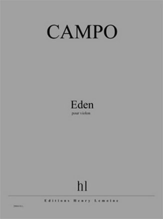 CAMPO Rgis Eden violon Partition