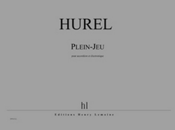 HUREL Philippe Plein-Jeu accordon et lectronique Partition + CD