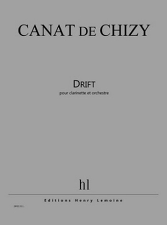 Canat, De, Chizy, Edith Drift Clarinette et orchestre Partition