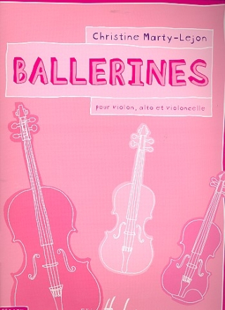 Ballerines pour violon, alto et violoncelle partition et parties