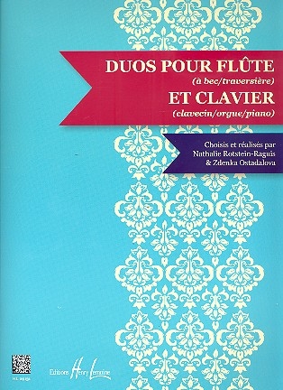 Duos pour flute ( bec/traversire) et clavier (clavecin/orgue/piano)