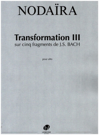 Transformation III sur cinq fragments de J.S. Bach pour alto