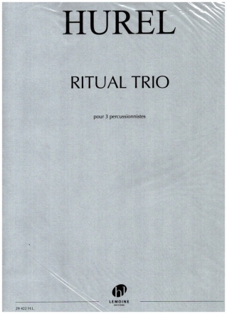 Ritual Trio pour 3 percussions partition et matriel