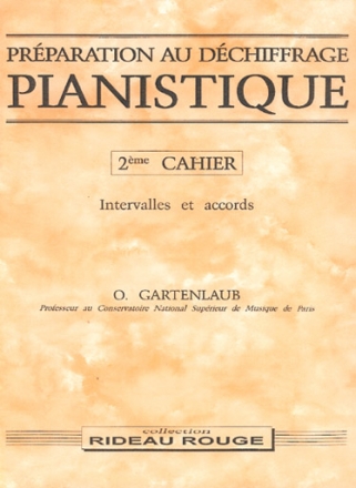 Prparation Au Dchiffrage Pianistique Vol.2 (Intervalles et accords) pour piano