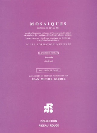 Jean Michel Bardez, Mosaques 1er Niveau - 1re Srie  Buch