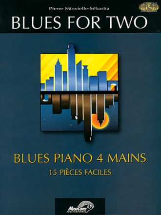 Blues for two (+CD) pour piano  4 mains