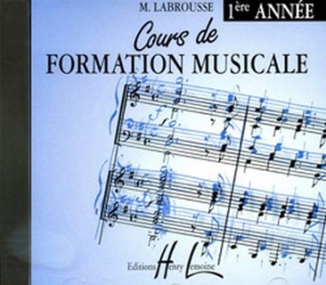 LABROUSSE Marguerite Cours de formation musicale Vol.1 formation musicale CD