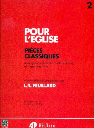 Pour l'Eglise vol.2 pour violon, violoncelle et piano