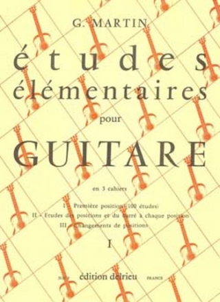 MARTIN G. Etudes lmentaires Vol.1 guitare Partition